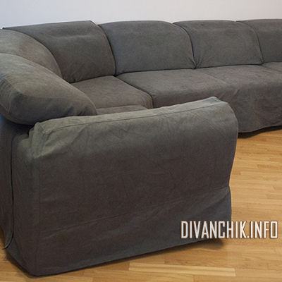 Качество и удобство пошива мебельного чехла для углового дивана и другой мягкой мебелив Киеве на заказ.